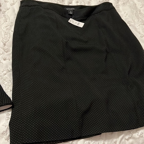 Black Polka Dot Women's Suit - Picture 6 of 9